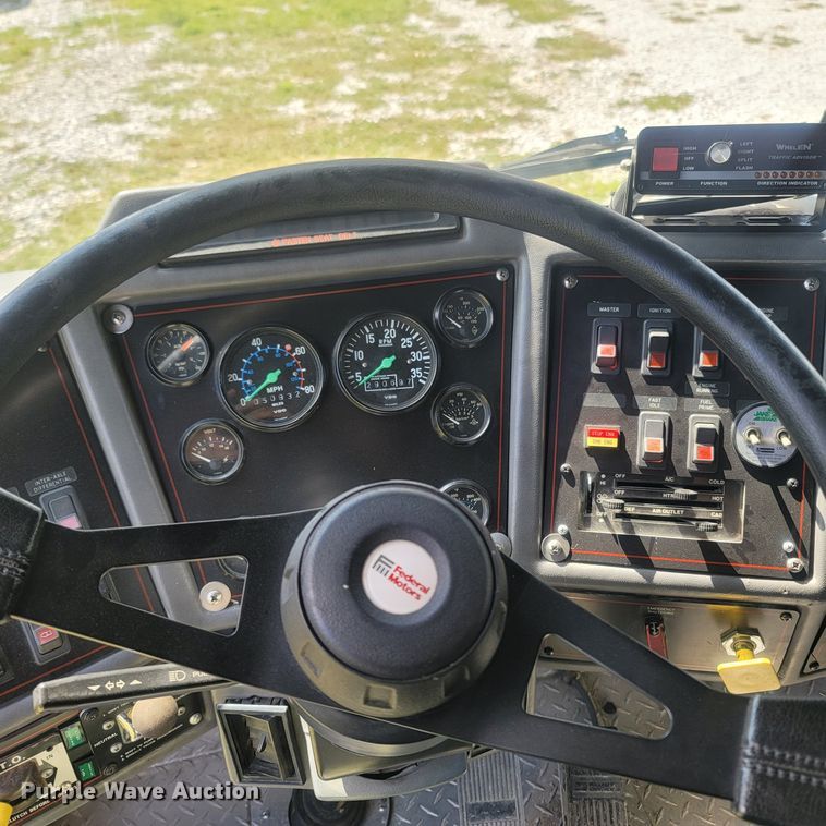 image for item LM9726 1992 Federal Motors Hurricane  aerial platform fire truck