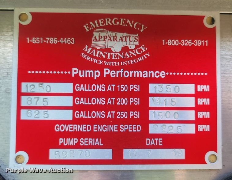 image for item LM9726 1992 Federal Motors Hurricane  aerial platform fire truck