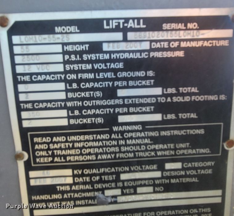 image for item LM9729 2007 Freightliner Business Class M2  bucket truck