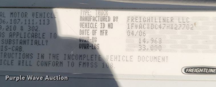 image for item LM9729 2007 Freightliner Business Class M2  bucket truck