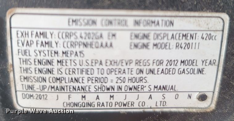 image for item LM9740 Goodall Start All  generator