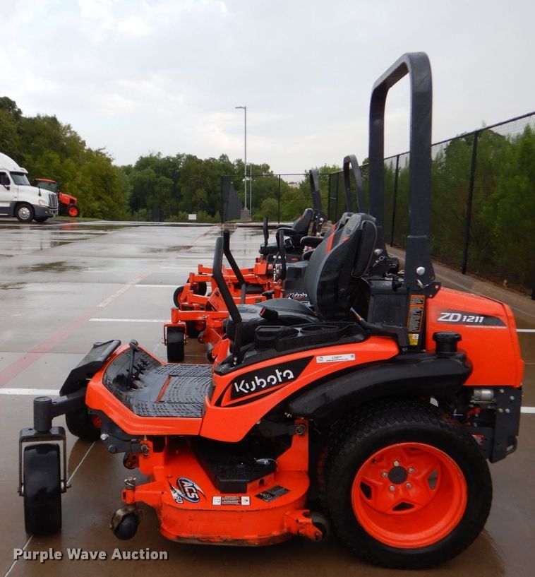 image for item LS9877 Kubota ZD1211  ZTR lawn mower