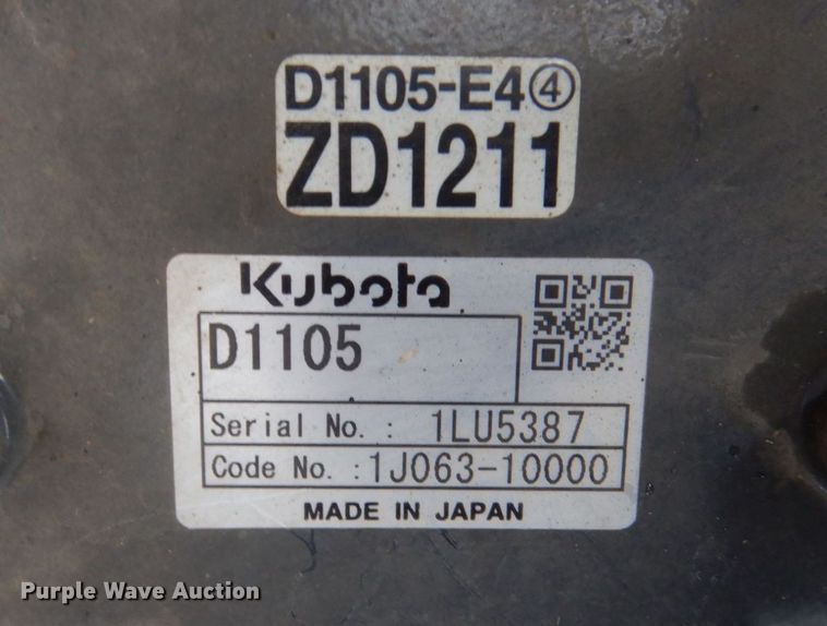 image for item LS9877 Kubota ZD1211  ZTR lawn mower