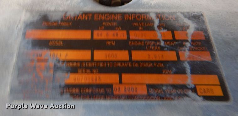 image for item LS9883 2002 JLG 600S  boom lift