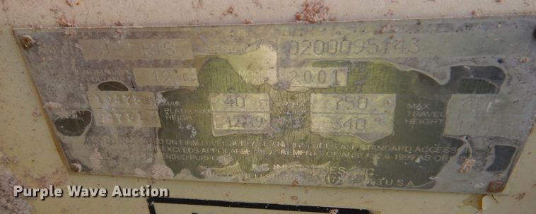 image for item LS9885 2001 JLG 40RTS  scissor lift