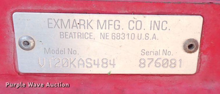 image for item LU9497 Exmark VT20KAS484  ZTR lawn mower