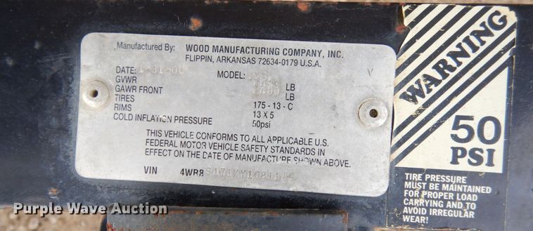 image for item LY9063 2000 Ranger Cherokee 116  boat