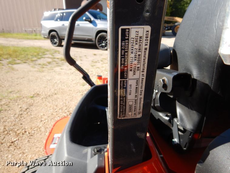 image for item MH9135 Kubota Z725KH  ZTR lawn mower