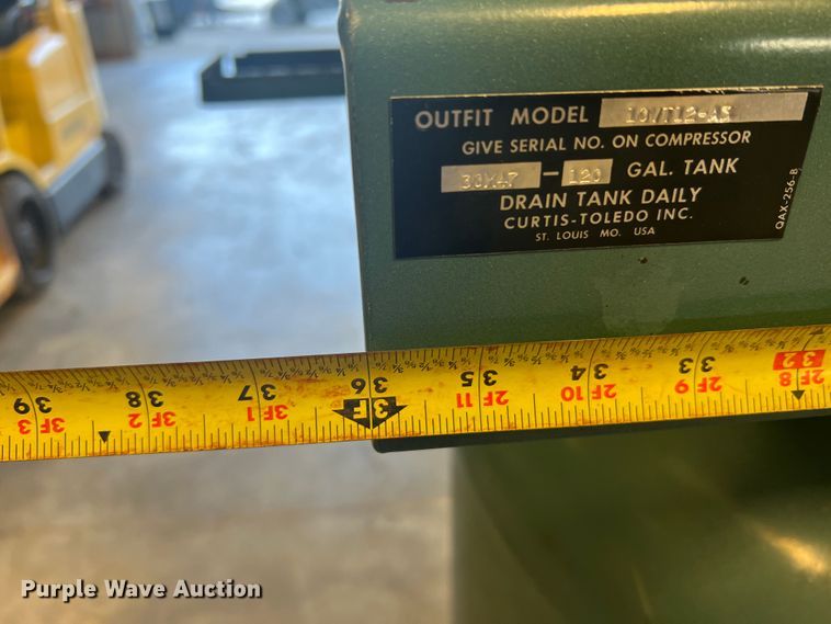 image for item MR9821 Curtis 10VT12-A3  air compressor
