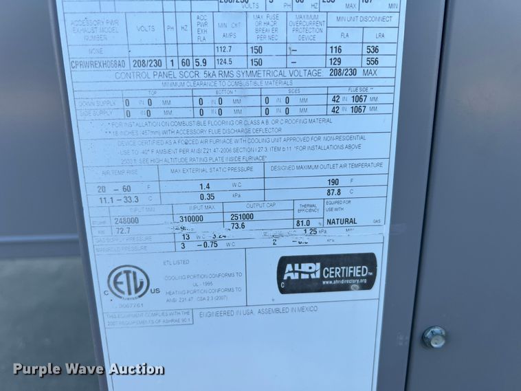 image for item MR9823 Carrier 48TCED24ABA5A0F0A0  AC unit