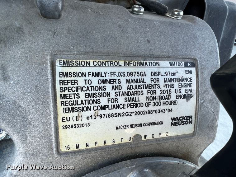 image for item MR9827 Wacker Neuson Rammer BS50-4S  plate compactor