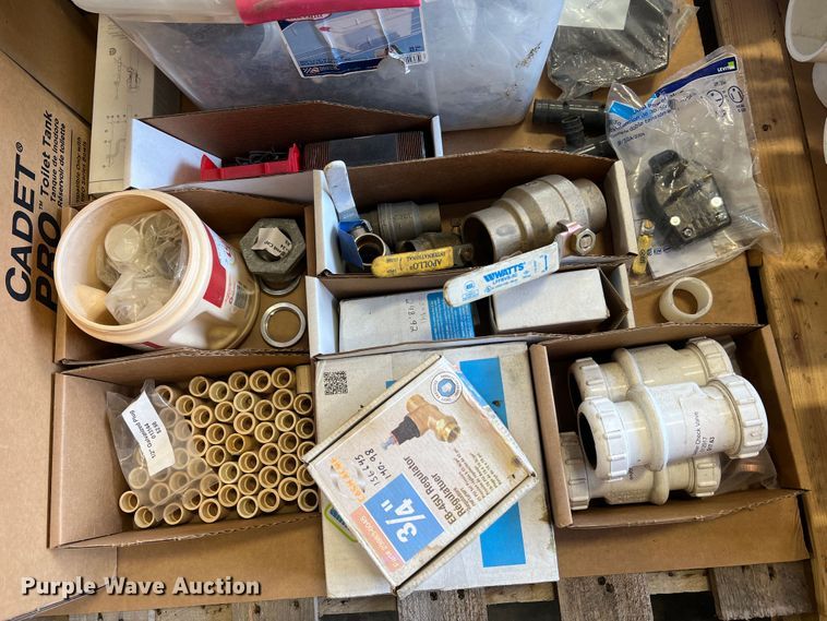 image for item MR9830 (12) pallets of plumbing parts