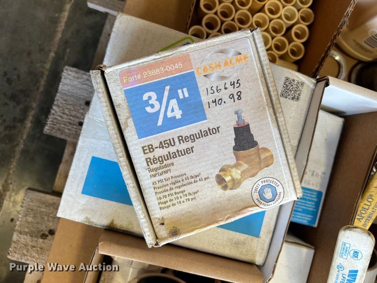 image for item MR9830 (12) pallets of plumbing parts