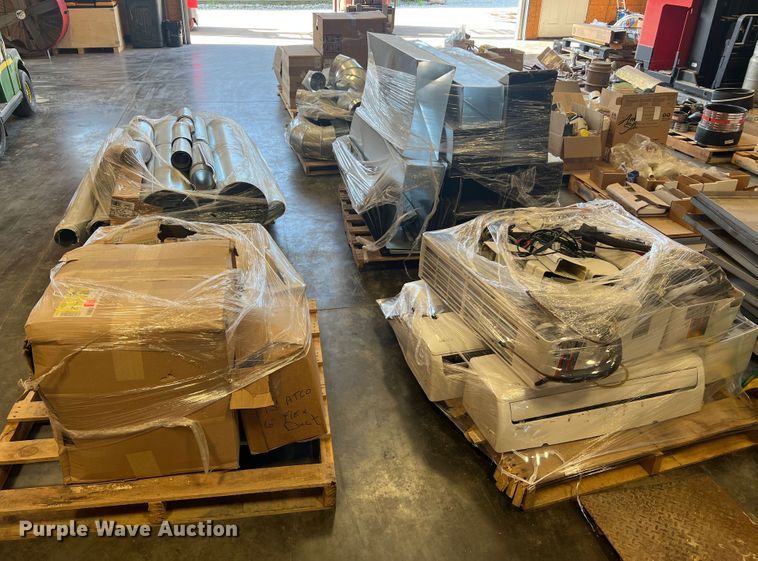 image for item MR9831 (6) pallets of HVAC parts