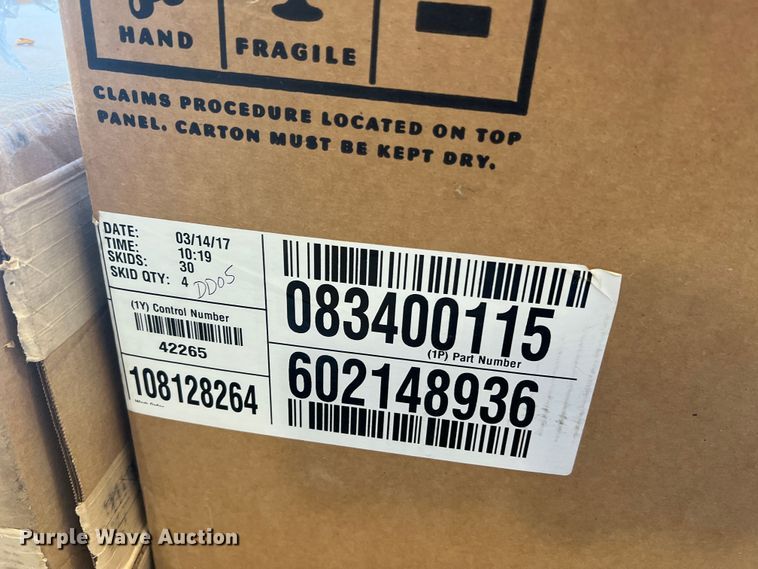 image for item MR9831 (6) pallets of HVAC parts