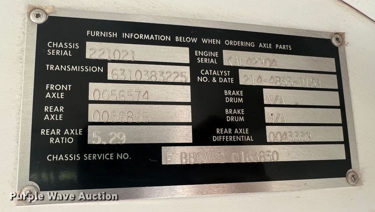 image for item MR9838 2005 Blue Bird Vision  school bus