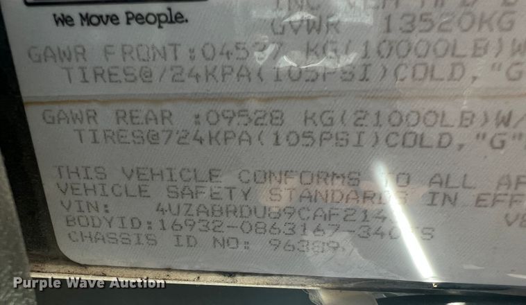 image for item MR9839 2009 Freightliner B2  school bus