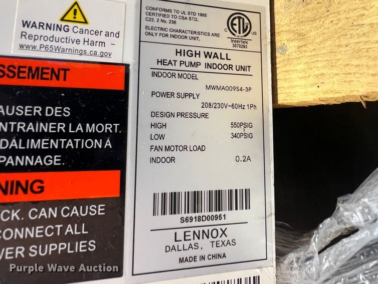 image for item MR9867 (4) Lennox heat pumps