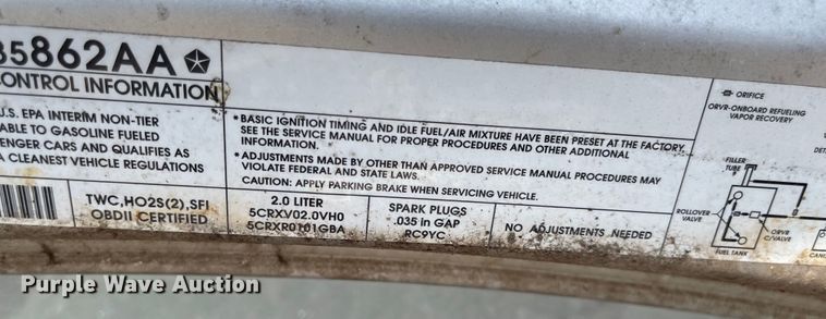 image for item MU9214 2005 Dodge Neon