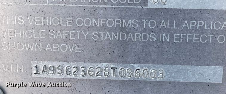 image for item MU9220 2008 A.M. Haire RCGTT9623SS  equipment trailer