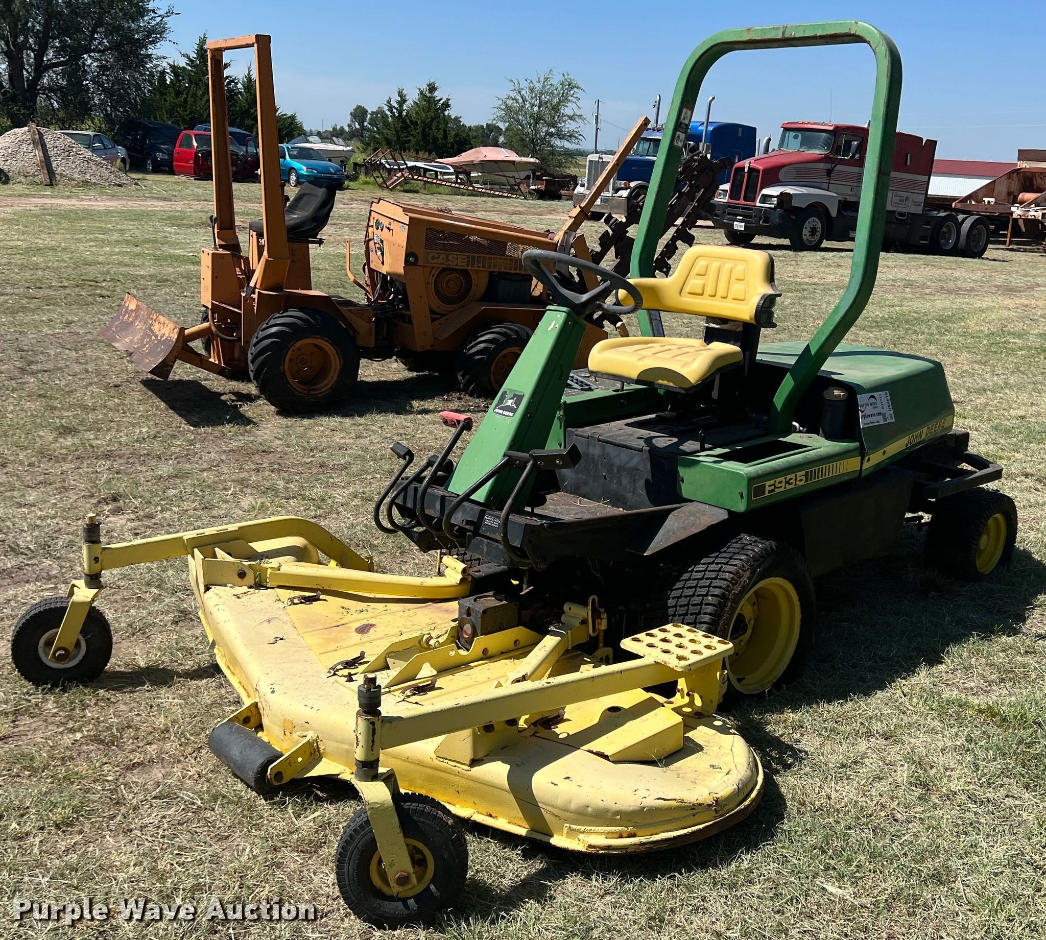 John Deere F935 lawn mower in Woodward, OK Item DJ7737 sold Purple Wave