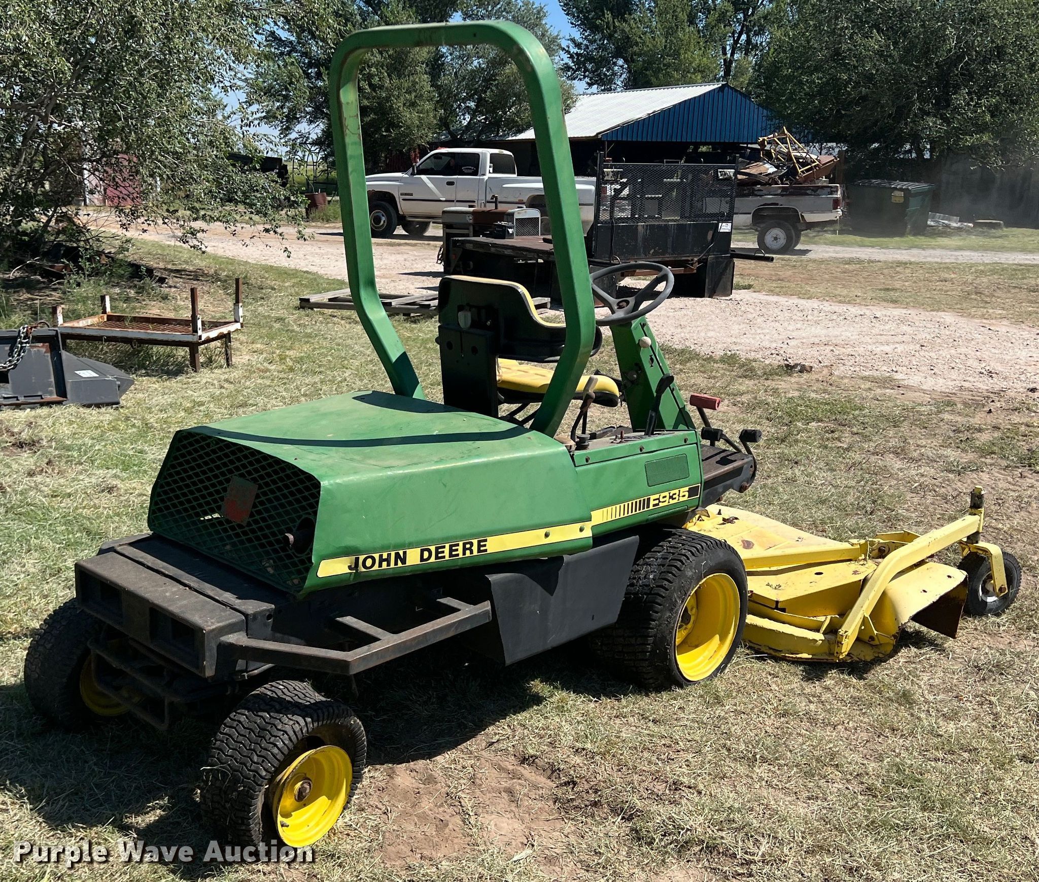 John Deere F935 lawn mower in Woodward, OK Item DJ7737 sold Purple Wave