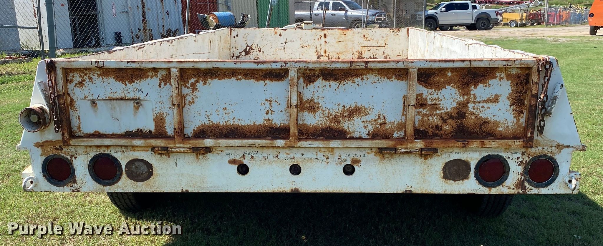 Shop built utility trailer in Drumright, OK Item DK6452 sold Purple