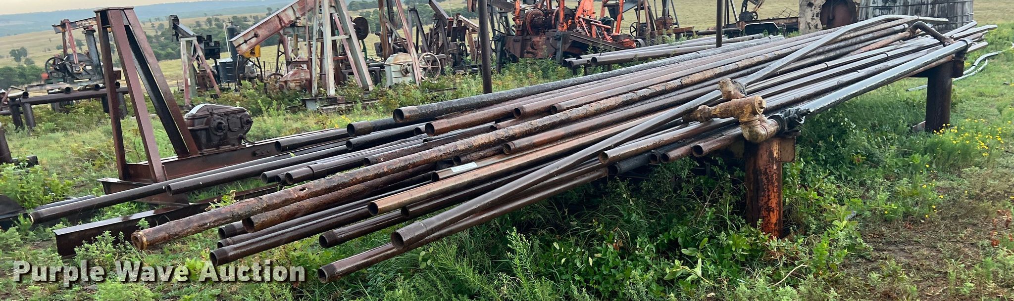 Approximately 55 oilfield pipes in Bartlesville, OK Item IA9073 sold