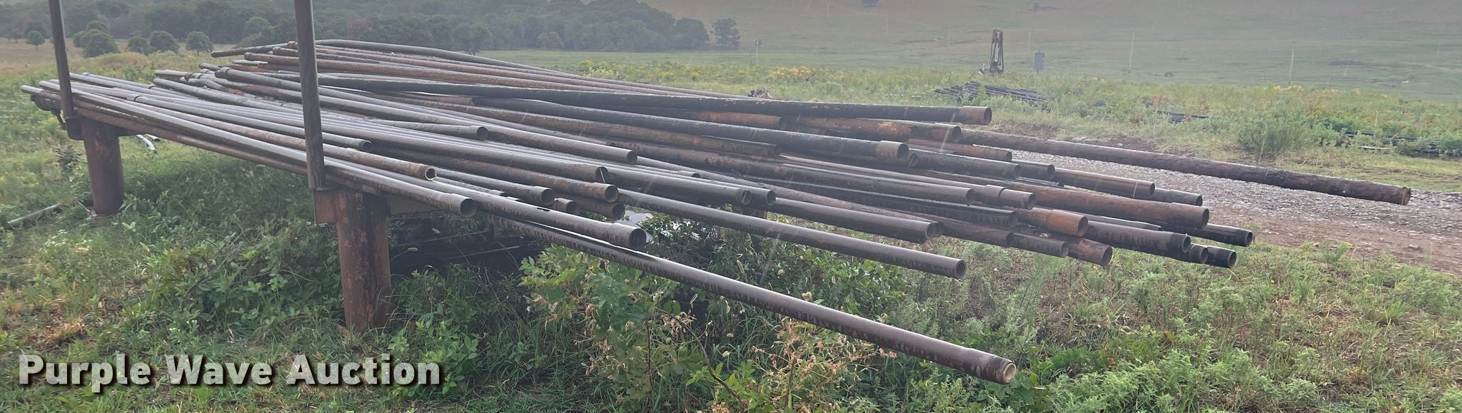 Approximately 55 oilfield pipes in Bartlesville, OK Item IA9073 sold