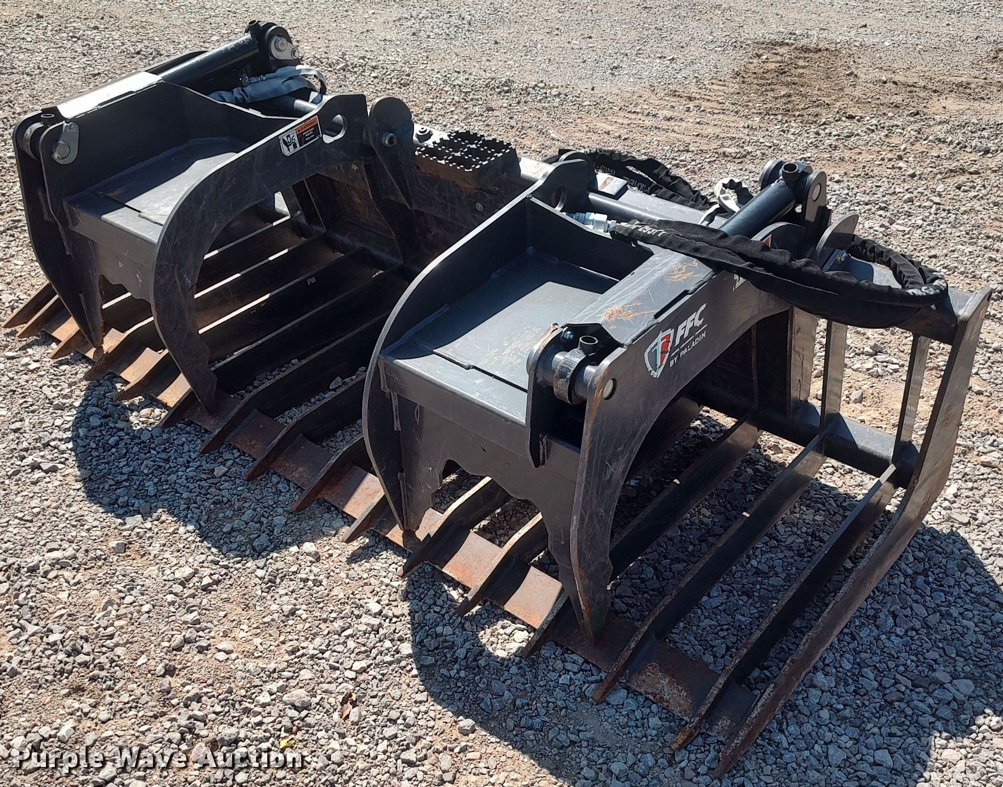 2018 Paladin X skid steer rock grapple bucket in Norman, OK Item