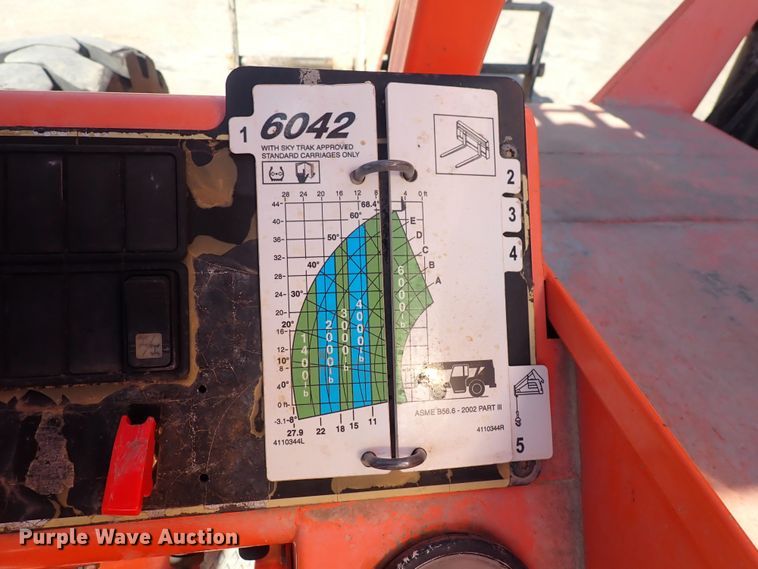 image for item DF8404 2008 SkyTrak 6042  telehandler