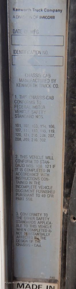 image for item DJ8988 1997 Kenworth T300  utility / service truck