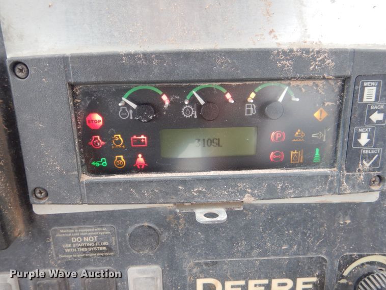 image for item DJ8991 2015 John Deere 310SL  backhoe