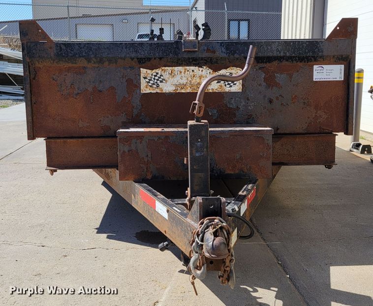 image for item DM8017 2012 Finish Line DB14  dump trailer