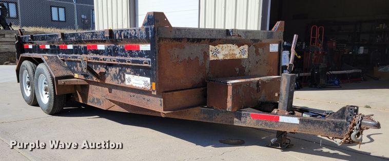 image for item DM8017 2012 Finish Line DB14  dump trailer