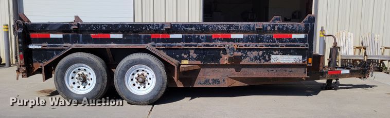image for item DM8017 2012 Finish Line DB14  dump trailer