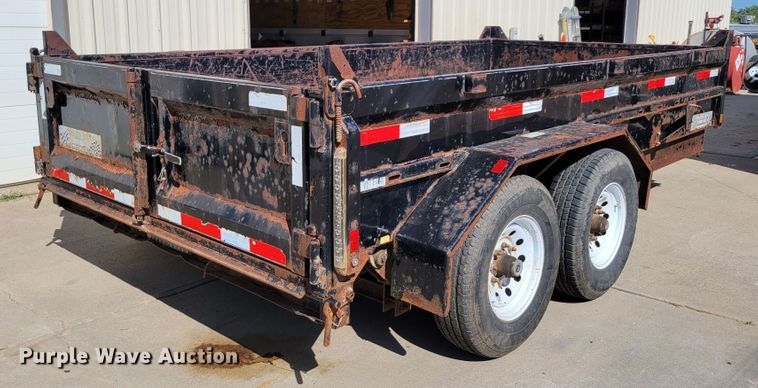 image for item DM8017 2012 Finish Line DB14  dump trailer