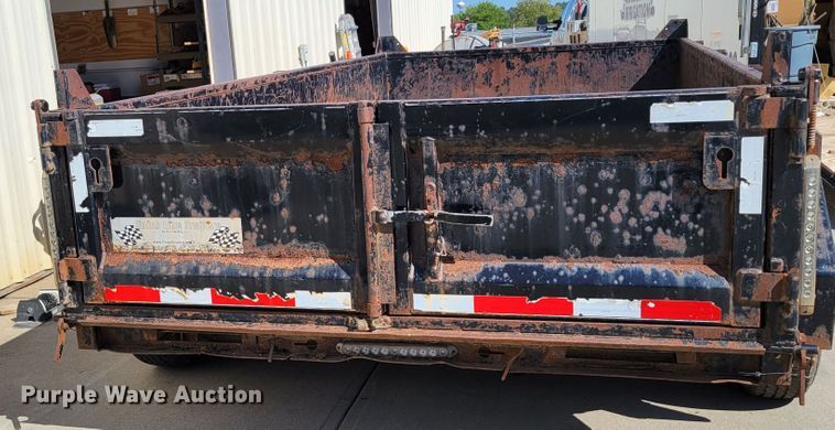 image for item DM8017 2012 Finish Line DB14  dump trailer