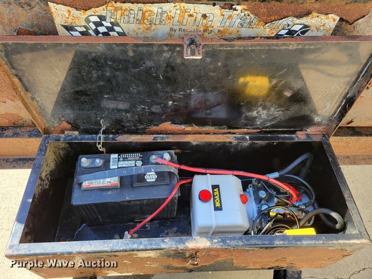 image for item DM8017 2012 Finish Line DB14  dump trailer