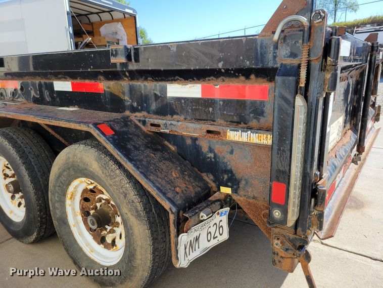 image for item DM8017 2012 Finish Line DB14  dump trailer