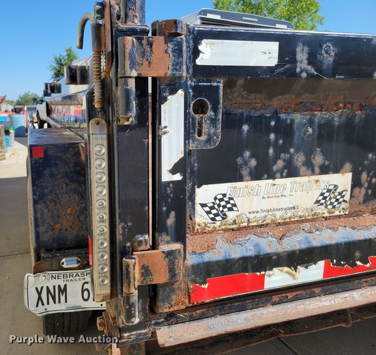 image for item DM8017 2012 Finish Line DB14  dump trailer