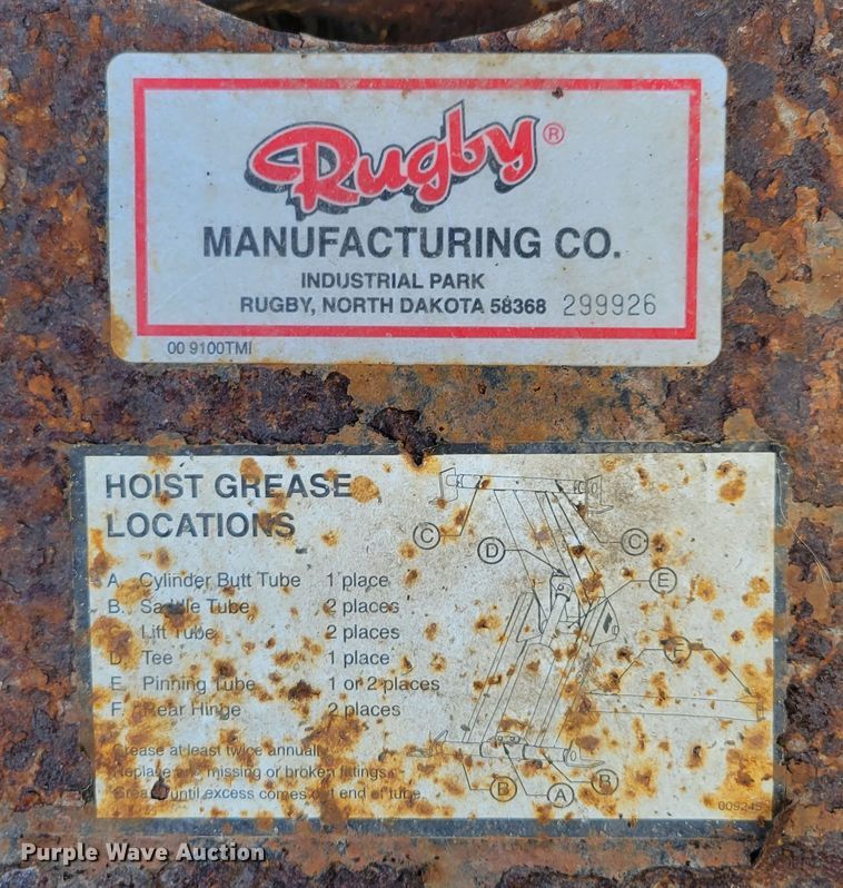 image for item DM8017 2012 Finish Line DB14  dump trailer