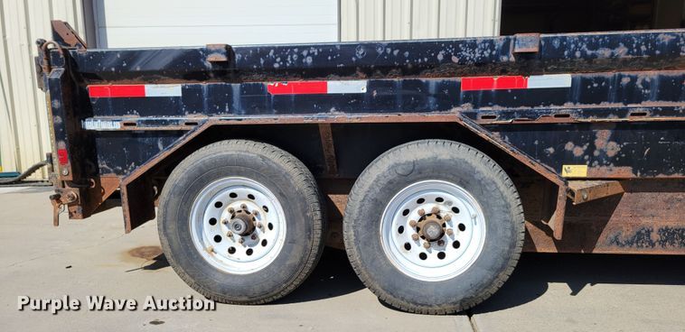 image for item DM8017 2012 Finish Line DB14  dump trailer
