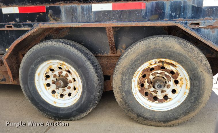 image for item DM8017 2012 Finish Line DB14  dump trailer