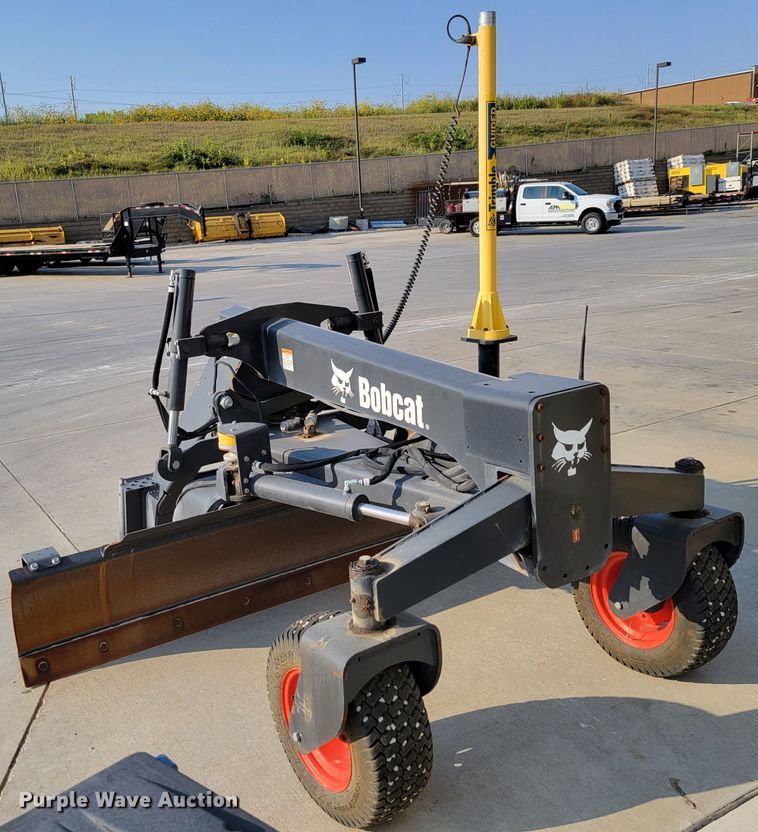 image for item DM8026 2017 Bobcat Grader 96  skid steer grader
