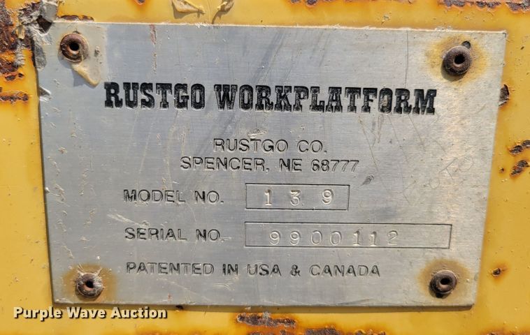 image for item DM8033 Rustgo 139  work platform