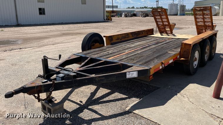 image for item DN5166 1983 Belshe  equipment trailer