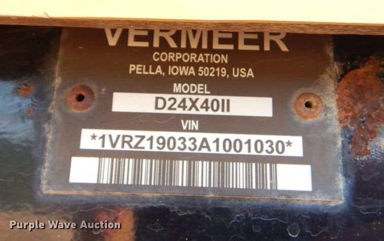 image for item DO1556 2010 Vermeer D24X40 Series II  directional boring unit