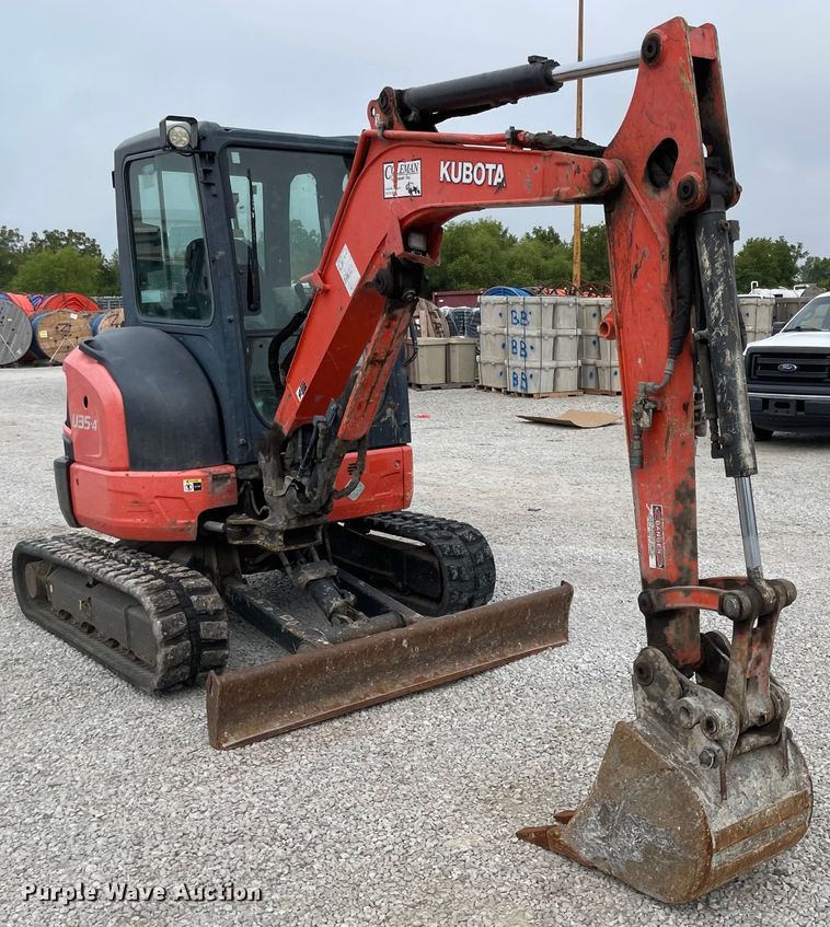 image for item DS6263 2016 Kubota U35-4  mini excavator