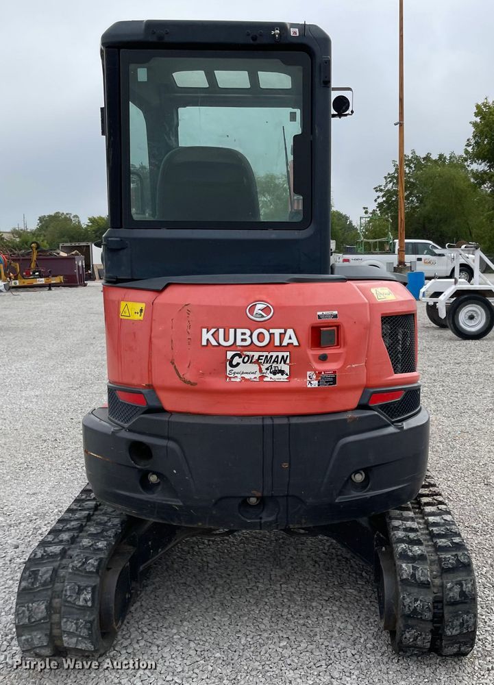 image for item DS6263 2016 Kubota U35-4  mini excavator